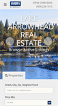 Mobile Screenshot of livinglakearrowhead.com